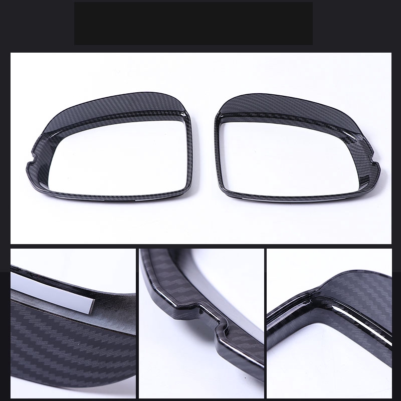 Phụ Kiện Khung Gương Chiếu Hậu Bằng Sợi Carbon Cho Xe Hơi HYS Honda City Jazz / Fit 2014-202