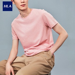 Áo thun nam ngắn tay hla pattern printed short sleeve t-shirt