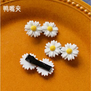 kẹp tóc, buộc tóc hoa cúc xinh xắn 🌼🌼🌼