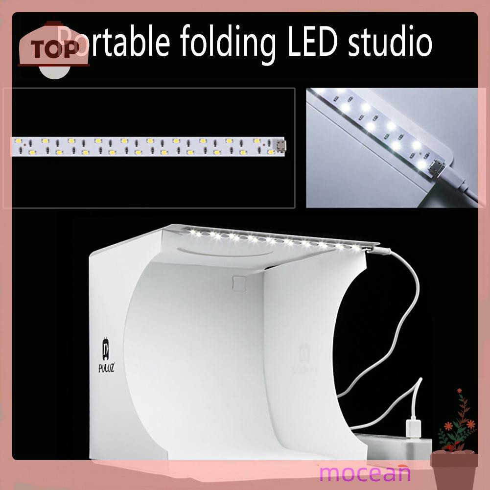 PULUZ Hộp Chụp Ảnh Sản Phẩm Mini Có Đèn Led
