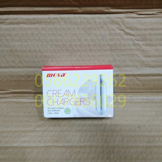 Gas n2o mosa dùng cho bình xịt kem tươi – hộp 10 viên