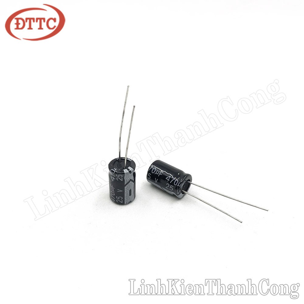 Bộ 2 Chiếc Tụ 470uF 25V (8x12mm)