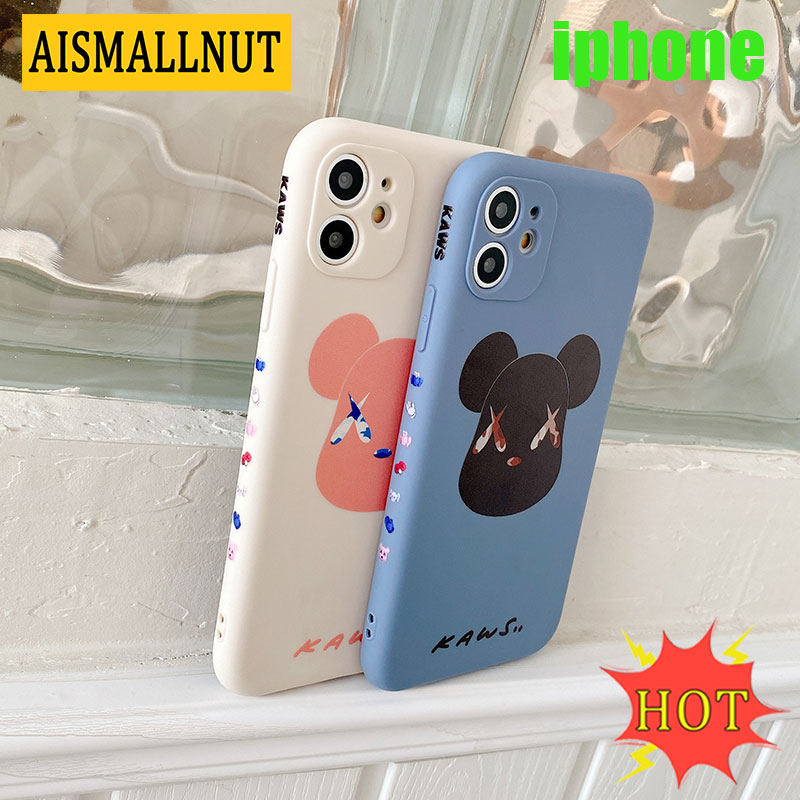 Ốp điện thoại tpu hình gấu cho iPhone6 6s 6plus 6splus 7 8 7plus 8 8plus X XS XR XSMAX 11 11Pro 11Promax 12