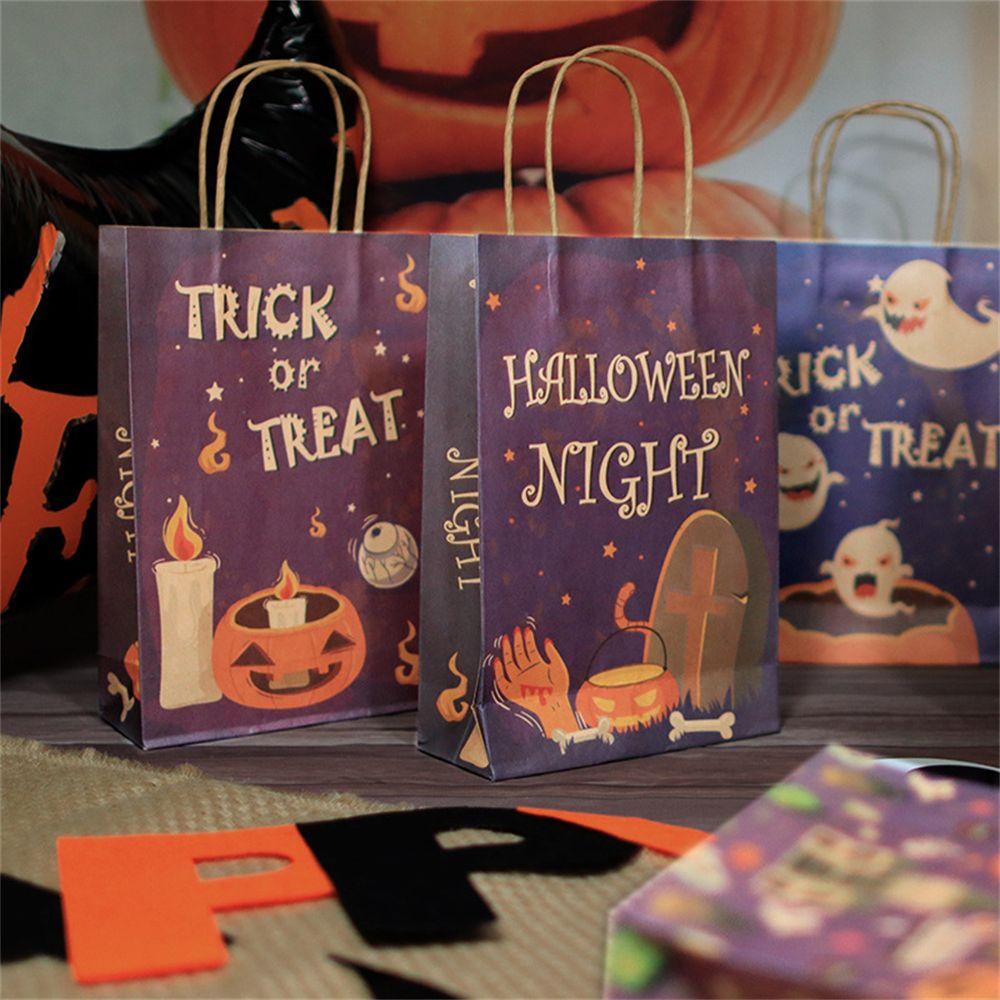 Set 10 Hộp Đựng Kẹo Trang Trí Tiệc Halloween