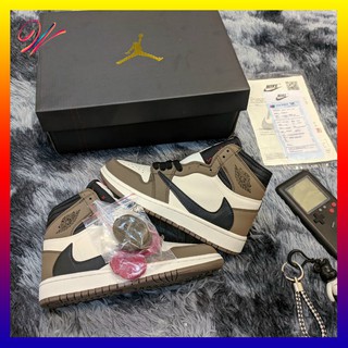 [NEW] Giày Air JD1 mới, Travis.Scott xám