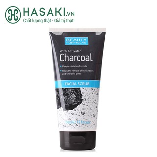 Sữa Rửa Mặt Than Hoạt Tính Tẩy Tế Bào Chết Beauty Formulas Charcoal Facial Scrub 150ml