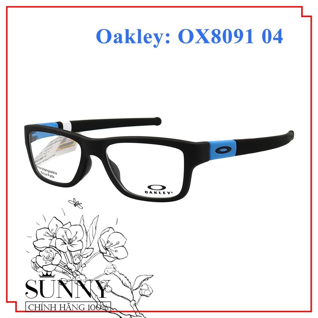 [Mã FARSBR241 giảm 15k đơn 0đ] OX8091 04 - - mắt kính Oakley chính hãng Italia, bảo hành toàn quốc