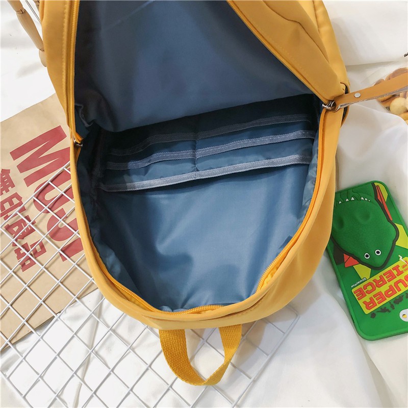 Ba lô Prettyzys kích thước 15.6 inch thời trang Hàn Quốc cho nữ