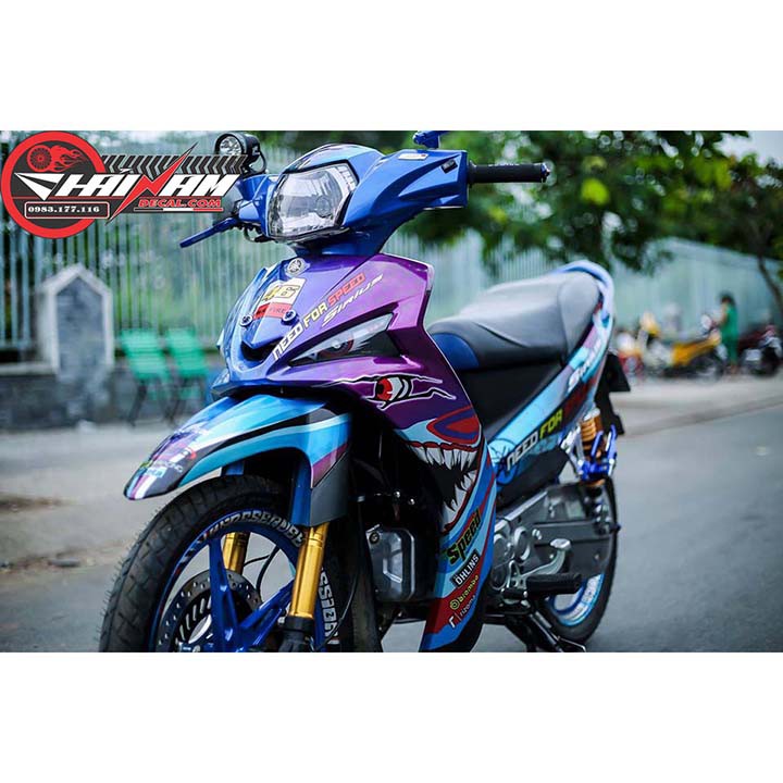 Tem Trùm Sirius Fi Xanh Tím