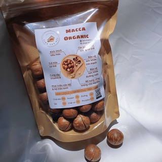 Hạt MACCA ORGANIC - MACCA SẤY NỨT VỎ 500gr  (size trung)