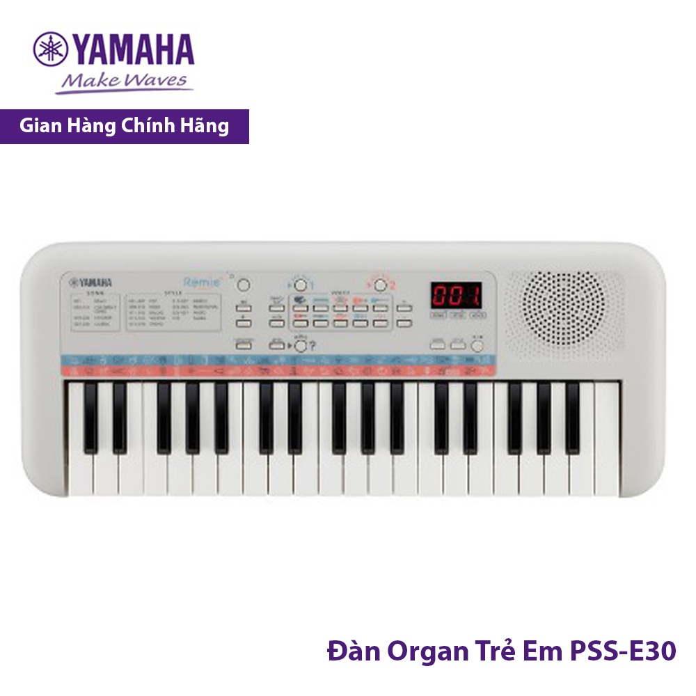 Đàn Organ điện tử trẻ em Yamaha PSS-E30 - 28 Kiểu nhạc đệm - 74 Hiệu ứng âm thanh - Bảo hành 12 tháng