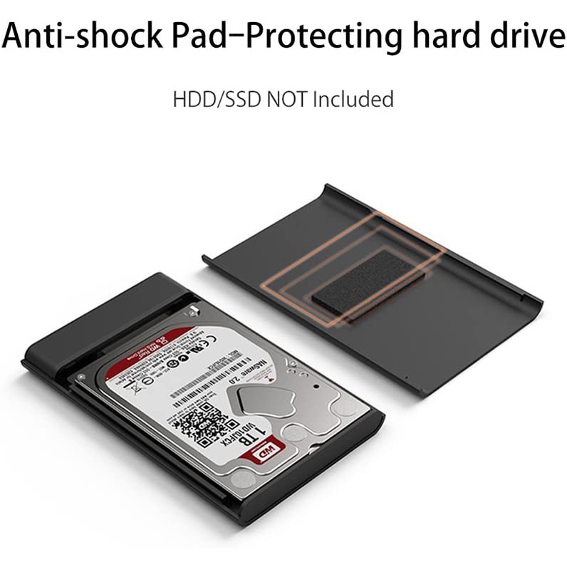 Vỏ ổ cứng ngoài 2.5 inch sata sang usb 3.0 HDD usb3.0 microb SSD