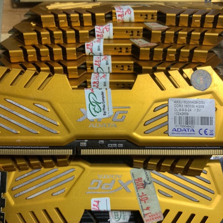 Mua DDR3 Ram 4G-DDR3- BUS 1600 Hiệu ADATA Tản Nhiệt Màu - VI TÍNH BẮC ...