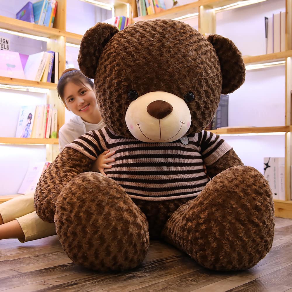 Gấu bông to TEDDY 1m5, Gấu bông khổng lồ 100% bông gòn chất liệu vải nhung cao cấp - Quà tặng bạn gái, sinh nhật
