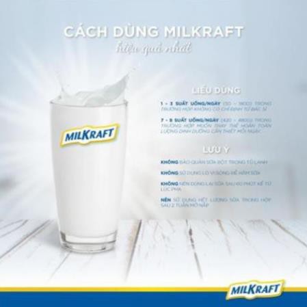 Sữa dinh dưỡng cho người lớn MILKRAFT hương vani 480g