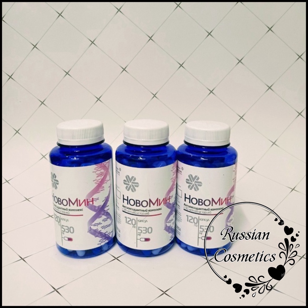 Viên uống chống oxy hóa, phục hồi tế bào khỏe mạnh Siberian Novomin Formula 4 – 120 viên