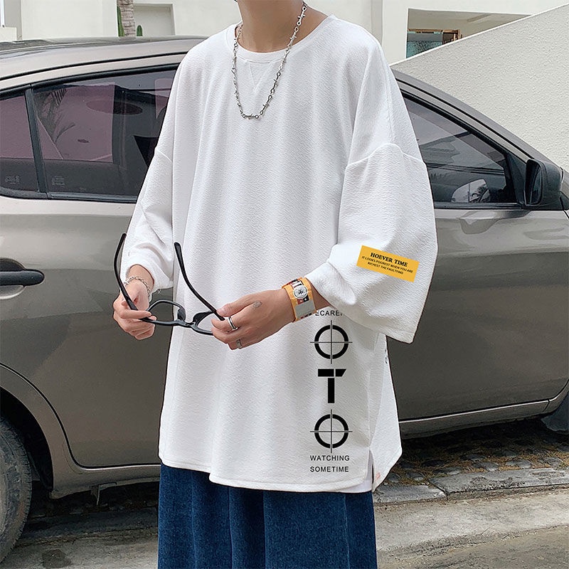 Áo Thun Nam Ngắn Tay Cổ Tròn Thời Trang Hàn
