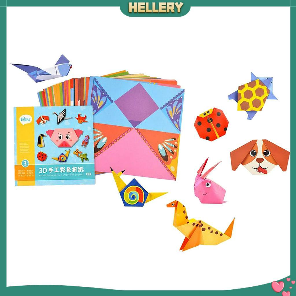 Bộ Giấy Xếp Hình Origami 3D Nhiều Màu Dành Cho Người Mới Bắt Đầu