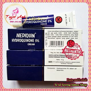 [Auth-Date mới] Mediquin - Hydroquinone 5% (15gr) - Kem hỗ trợ giảm thâm, nám