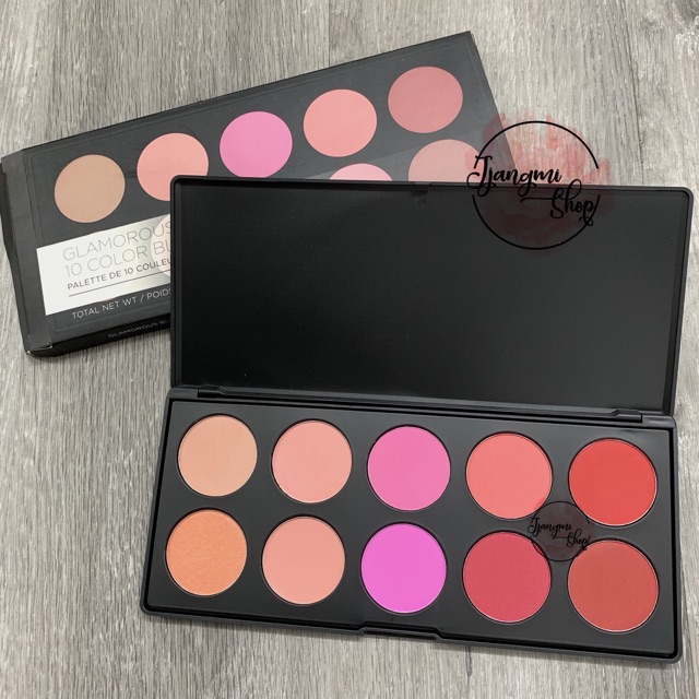 BẢNG PHẤN MÁ BH COSMETICS GLAMOROUS BLUSH 10 COLOR BLUSH PALETTE | BigBuy360 - bigbuy360.vn