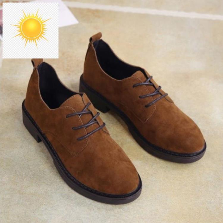 🎃🎃 Giày Oxford Nữ Da Lộn Đế Cao 3cm Cá Tính - MPS99 🎃