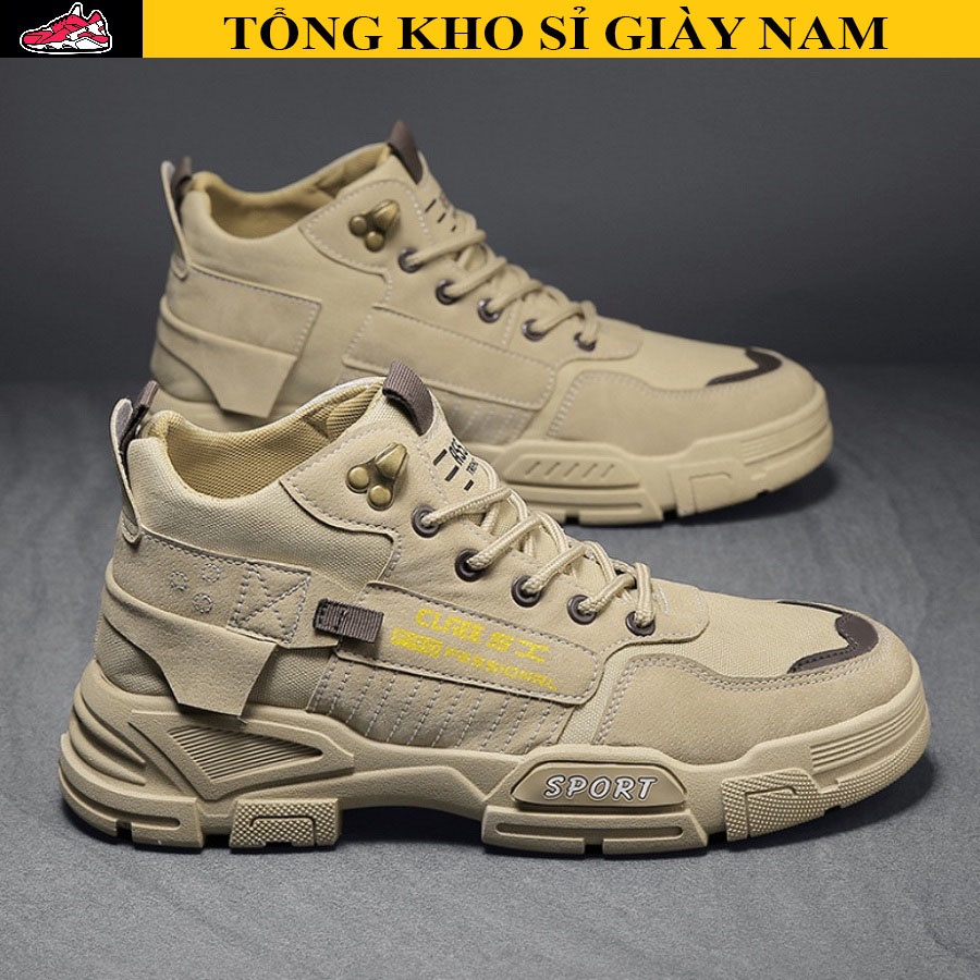 Giày nam cao cổ, giày bốt nam hàng full box mẫu mới cực đẹp hot trend 2021, kiểu dáng trẻ trung, phong cách J424