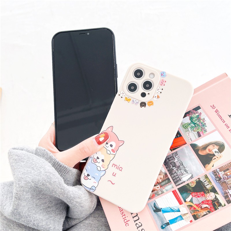 Ốp lưng iphone Mia U cạnh vuông in hình viền 5/5s/6/6plus/6s/6splus/7/7plus/8/8plus/x/xr/xs/11/12/pro/max/plus/promax | BigBuy360 - bigbuy360.vn