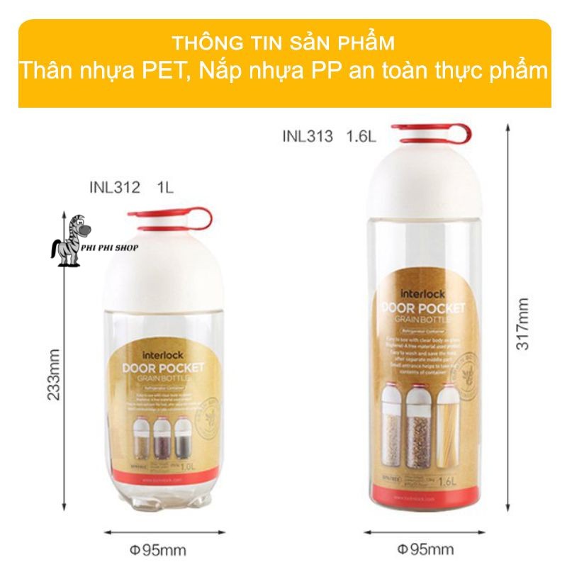 Hộp đựng thực phẩm , đồ khô Lock&amp;Lock Grain bottle