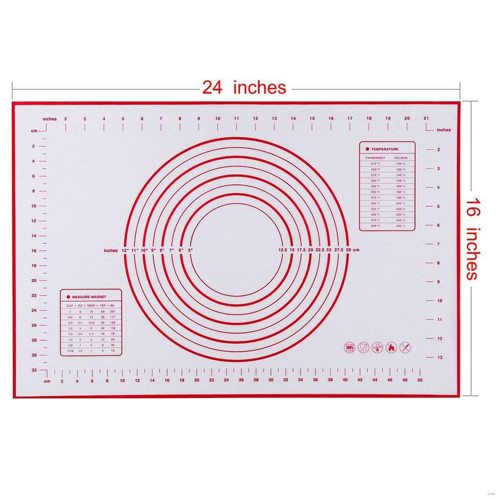 Tấm nhào bột làm bánh bằng silicon chống dính chuyên dụng tiện lợi