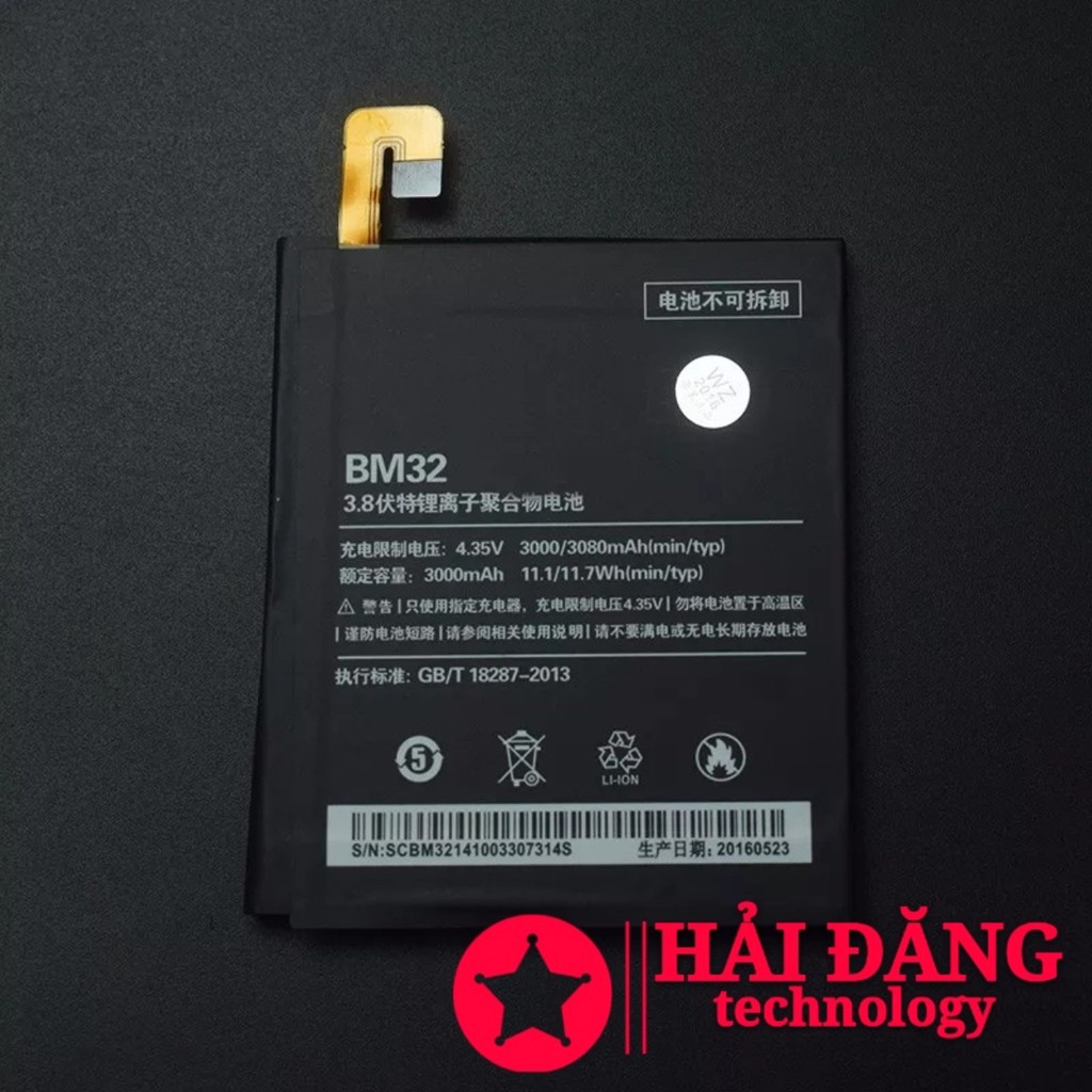 Pin Xiaomi Mi4 Mi 4 BM32 - Tặng Seal Dán Pin