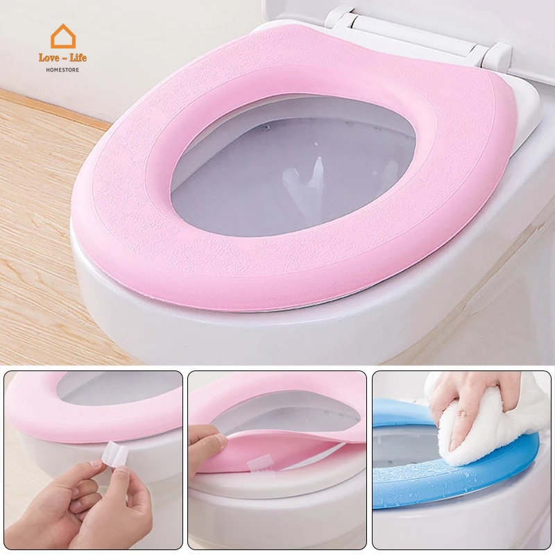 Vỏ bọc bệ ngồi toilet bằng EVA mềm tự dính có thể tái sử dụng cho hộ gia đình