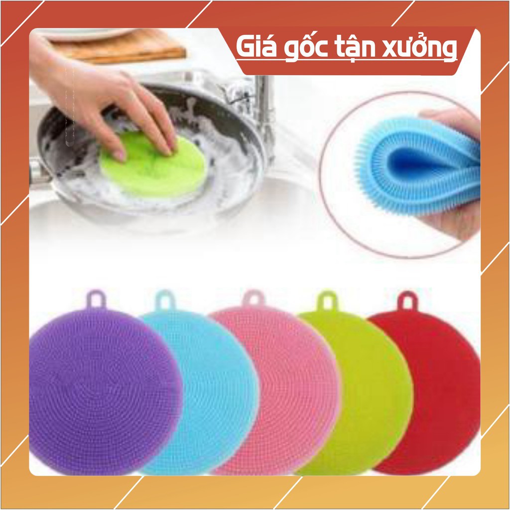 Miếng rửa bát silicon tiện dụng