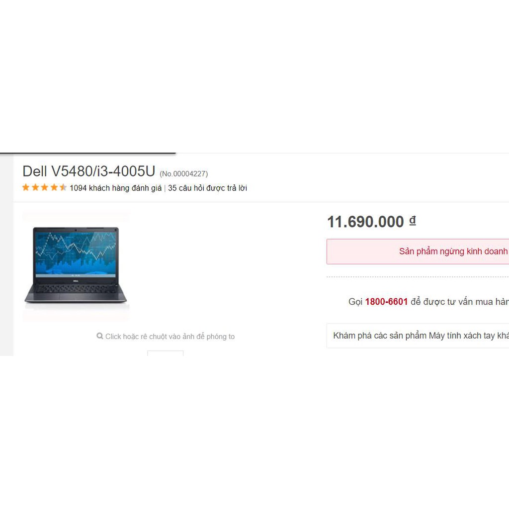 laptop dell đã qua sử dụng: Dell V5480 có thiết kế thanh thoát, mỏng nhẹ, màn hình HD sắc nét giá rẻ i3/ssd240GB