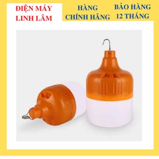 Bóng đèn led tích điện siêu sáng 100W dùng 6h đến 8h.
