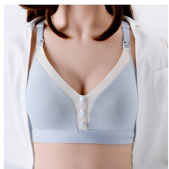 Áo lót bầu cho con bú thông hơi chống chảy xệ co dãn tiện lợi
