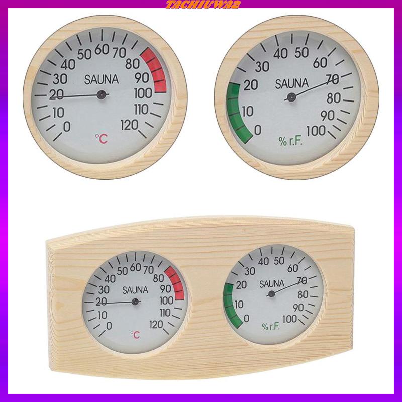 Nhiệt Kế Đo Độ Ẩm 2 Trong 1 1x Tachiuwa2 Bền Bỉ Dùng Trong Phòng Xông Hơi