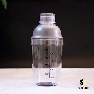 Bình lắc nhựa vạch đen 500ml