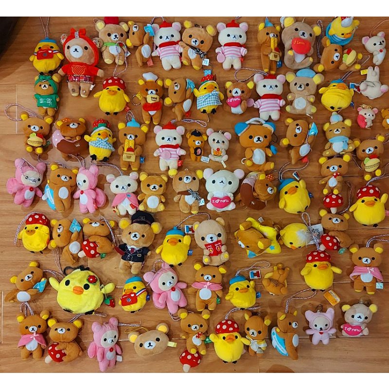 ☘☘☘Gấu bông rilakkuma móc khóa♥️