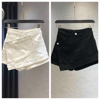 quần giả chân váy kaki đắp chéo