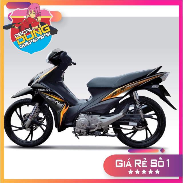 Tem xe Axelo 125 dán xe đen
