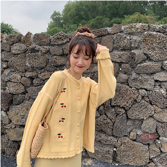 Áo Khoác Cardigan Cổ Chữ V Phong Cách Hàn Quốc Thời Trang Nữ | BigBuy360 - bigbuy360.vn