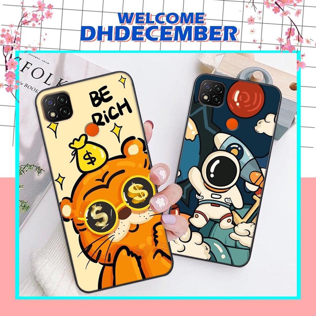 Ốp lưng Xiaomi REDMI 9C in hình K@ws, Cool Be@r SIÊU NGẦU