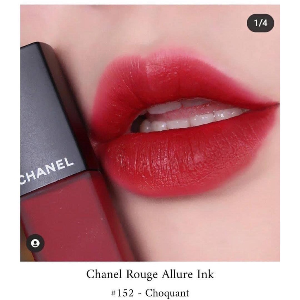 Son Chanel Rouge Allure Ink Màu 152 Choquant size mini 2.5ml Fullbox ( Đỏ Thuần )