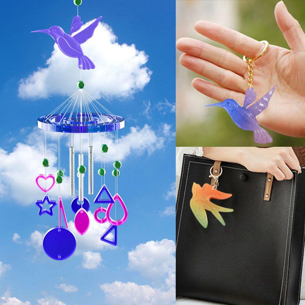 Chuông Gió Thiết Kế Đơn Giản Xinh Xắn|Phụ Kiện Treo Trang Sức Epoxy UV Thiết Kế Độc Đáo