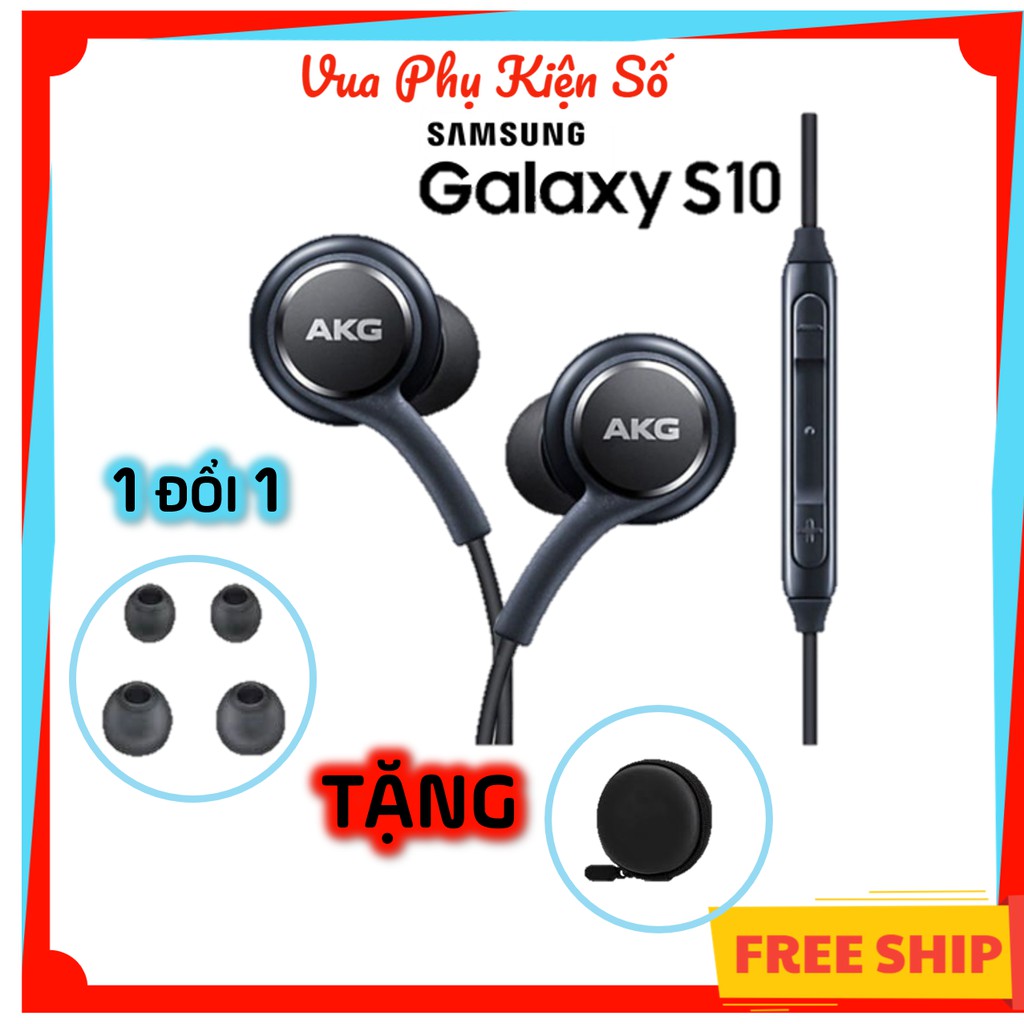 Tai Nghe SamSung AKG?FREESHIP? Giảm 10k Khi Nhập [TAI NGHE] SAM SUNG S10 TẶNG KÈM HỘP ĐỰNG + NÚM PHỤ