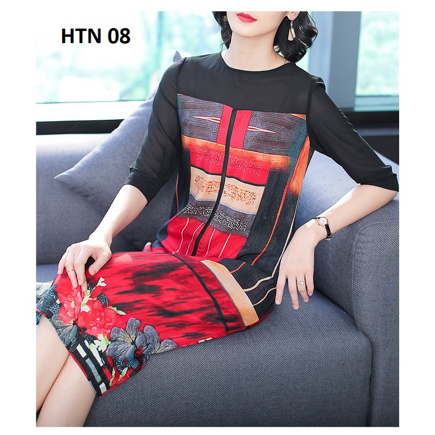 Siêu đẹp-Váy đầm trung niên cao cấp, duyên dáng, sang trọng - LH08