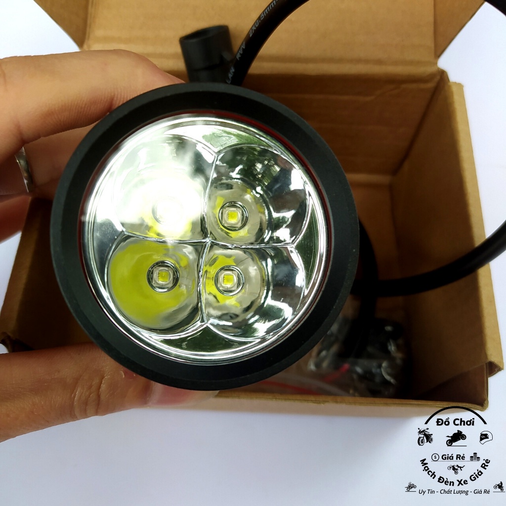 Đèn trợ sáng l4x siêu sáng cao cấp bi cầu mini giá rẻ ảnh thật