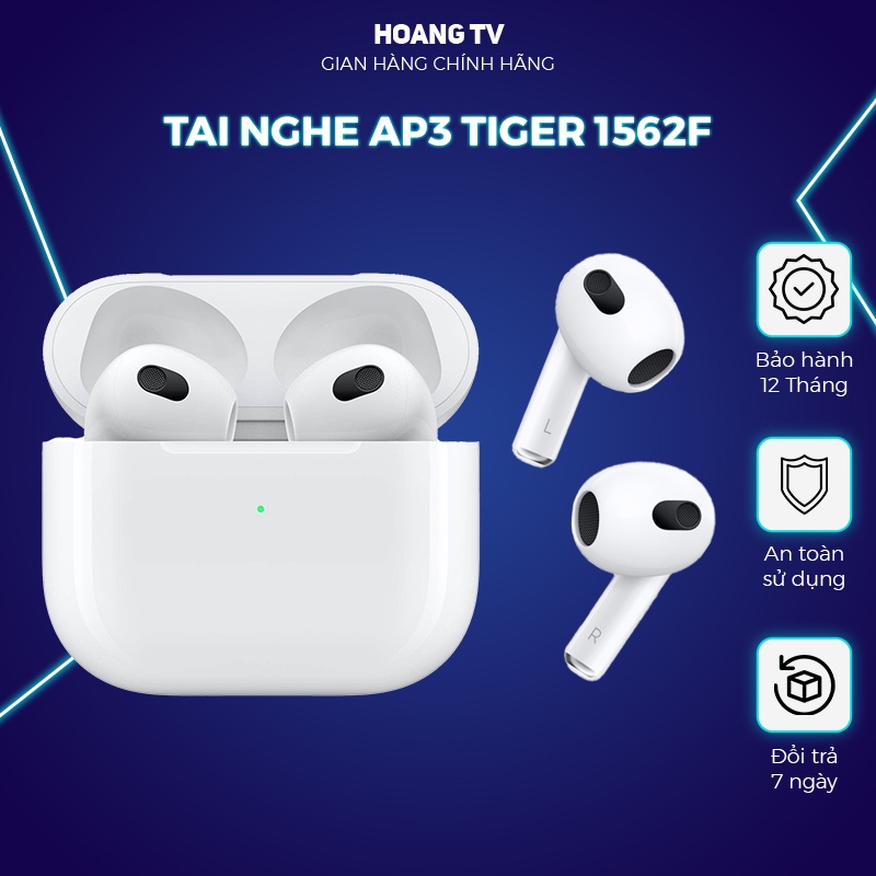 Tai Nghe Bluetooth Không Dây AP 3 - Định Vị - Đổi Tên - Sạc Không Dây