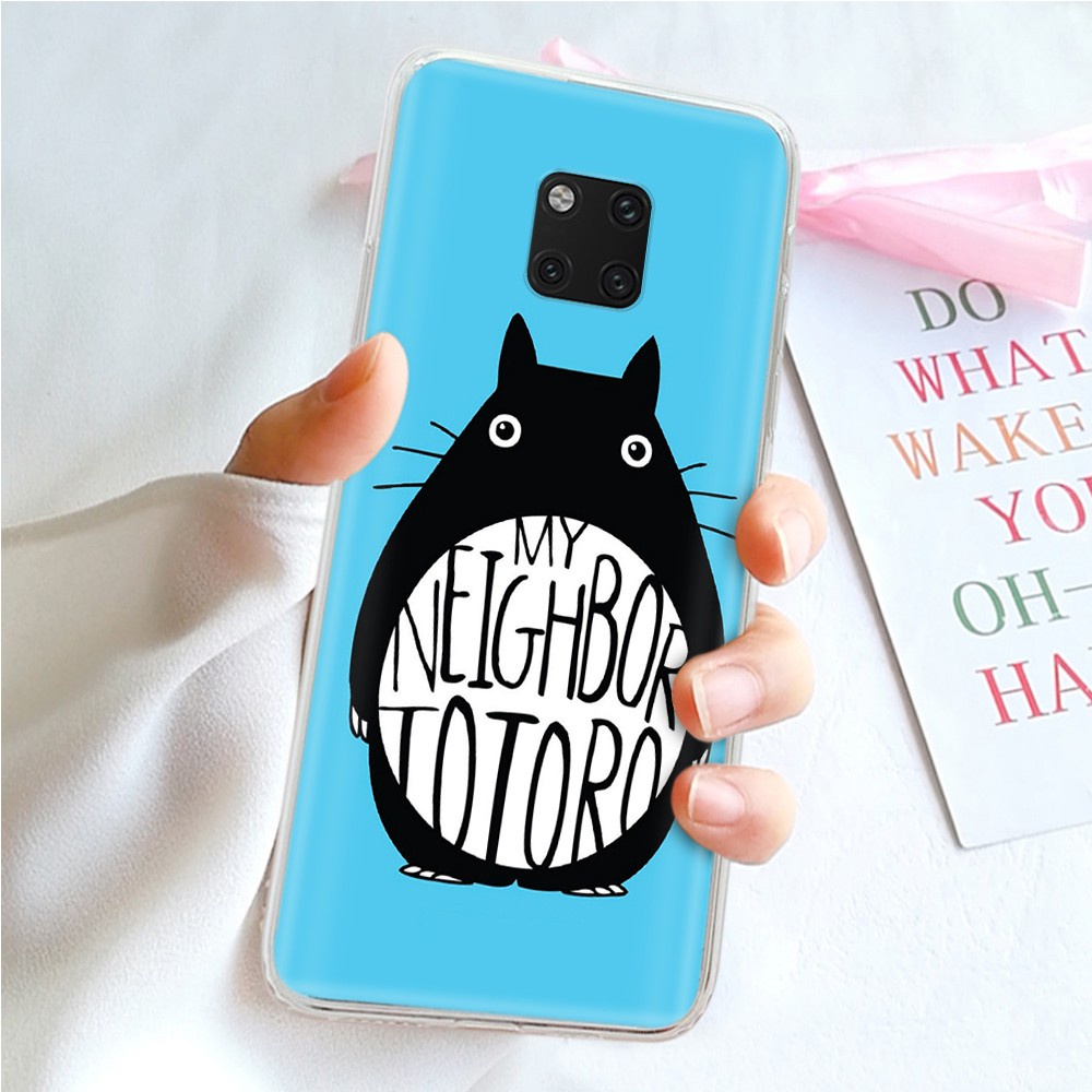 Ốp Điện Thoại Trong Suốt Hình Totoro Dễ Thương Cho Motorola Moto E4 E5 E6 Plus E6S P30 Note Z2 Play Ty170