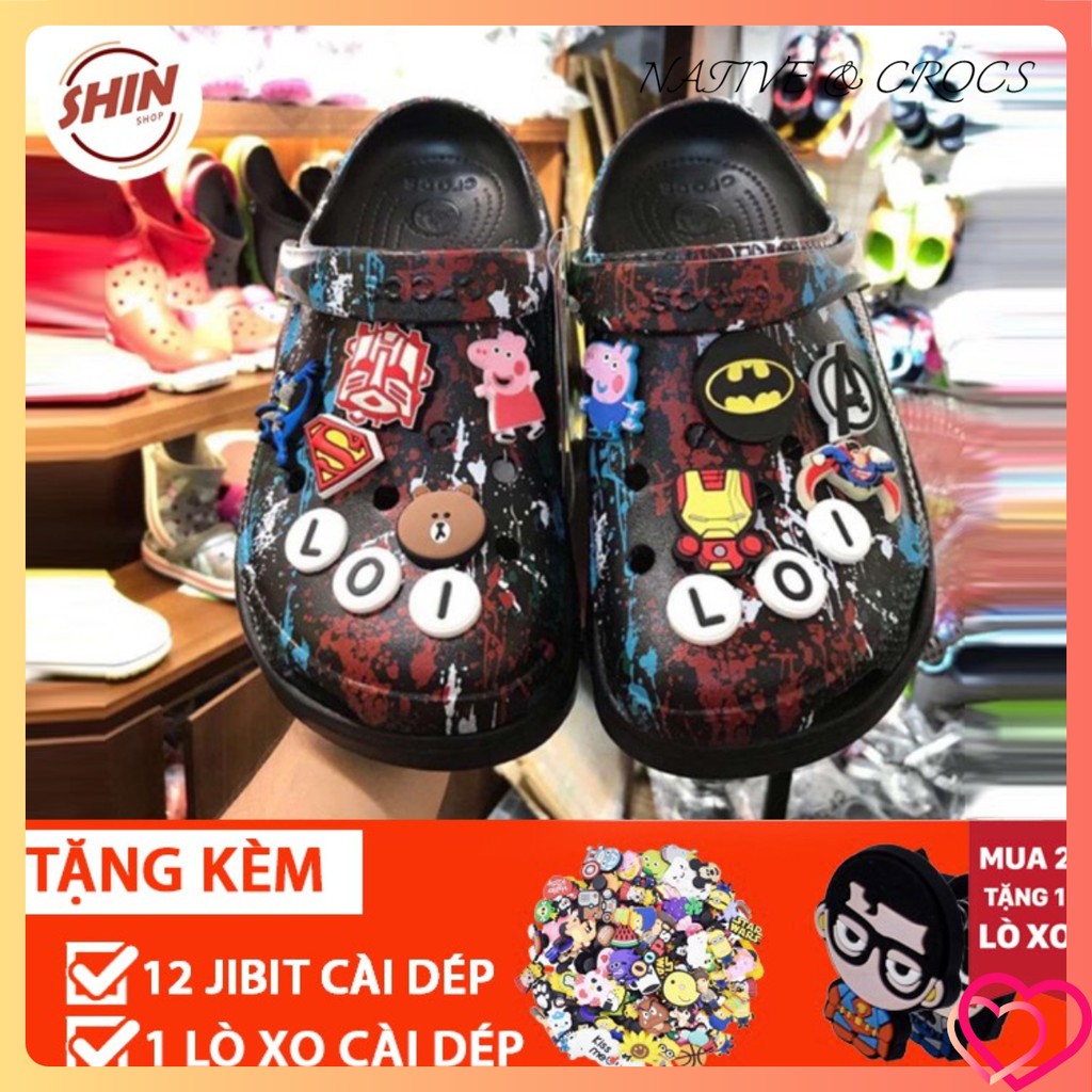 ⚡Dép cross vảy sơn đế lượn hoạ tiết sao đêm 💖sục cross bít đầu hotrend DUV09 Cao Cấp ⭐